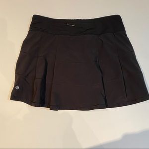Lululemon Skort Skirt Shorts Black Tennis Golf